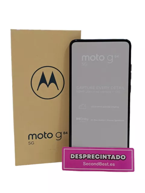 Motorola Moto G84 5G 12gb/256gb Smartphone Azul Medianoche Nuevo Desprecintado