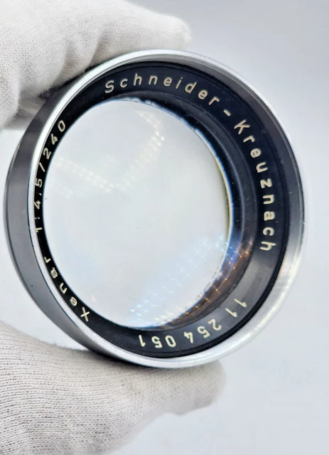 シュナイダー Xenar 30cm 300mm f4.5 Lens #3614L Rare* Schneider-Kreuznach Xenar 30cm 300mm f/4.5 Barrel Lens From