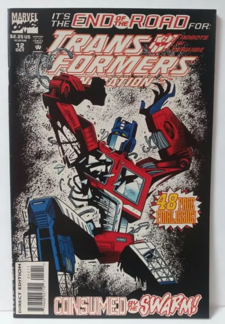 Marvel Comics TRANSFORMERS GENERATION 2 #12 Last Issue  Low Print Run  HTF