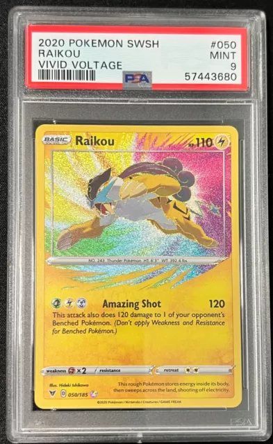 2023 Pokemon SWSH Crown Zenith GG41/GG70 Full Art/Raikou V PSA 10 GEM –  CardDogTCG