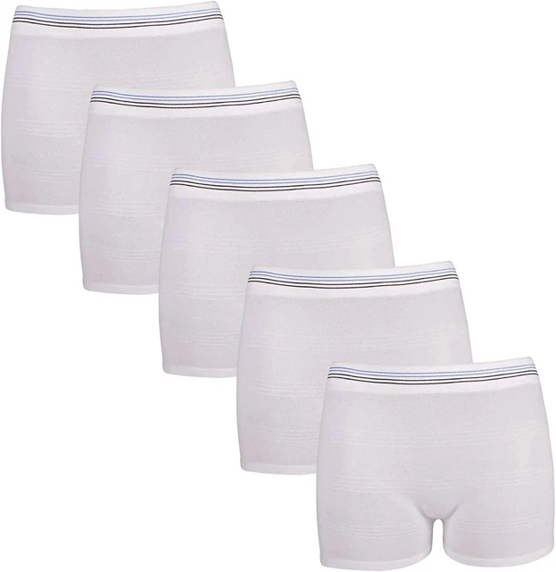 KNIT MESH SURGICAL Pants [5 Pack] Disposable Underwear for Postpartum