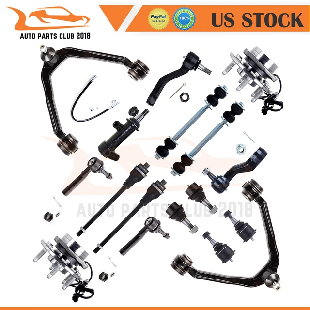 Front Upper Tie Rod End Wheel Bearning Hub Fits 2000-06 Chevrolet Suburban 1500