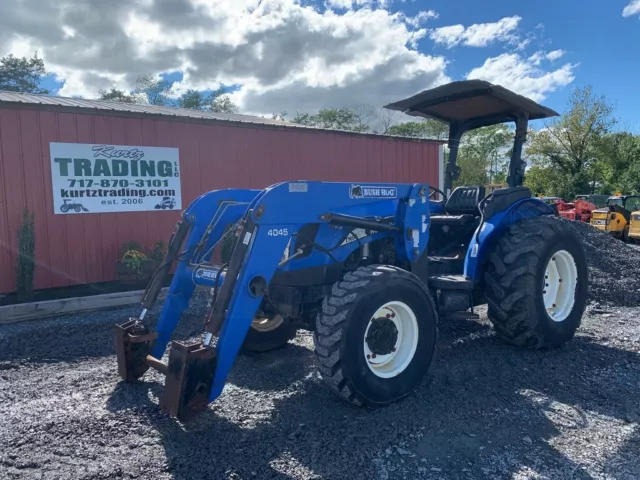 2006 New Holland TN95A 4x4 95Hp Utility Tractor w/ Loader Only 1500Hrs!!!