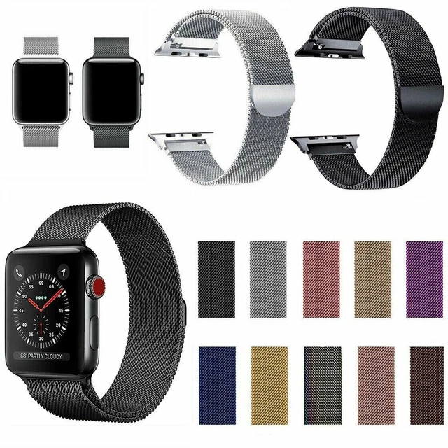 Apple Watch Strap Series Ultra 9 8 7 6 SE 5 4 3 2 1 Magnetic Milanese Loop Band