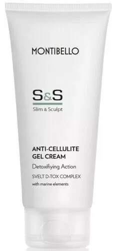 Slim & Sculpt Anti Cellulite GeL Cream Detoxifying ActioN 200ML Montibello