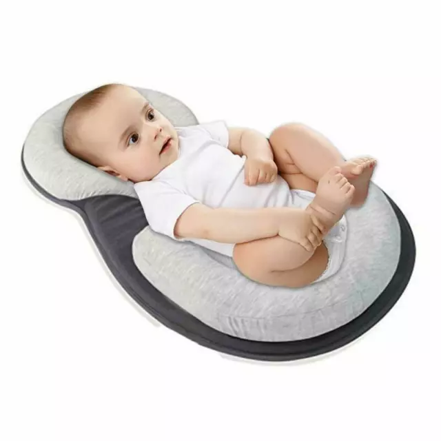 Newborn Baby Sleeping Nest Pillow Wall Crib Cot Lounger Soft Cushion Snuggle Mum