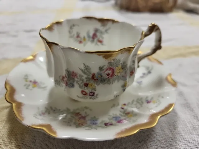Antique Tea Cup & Saucer Set