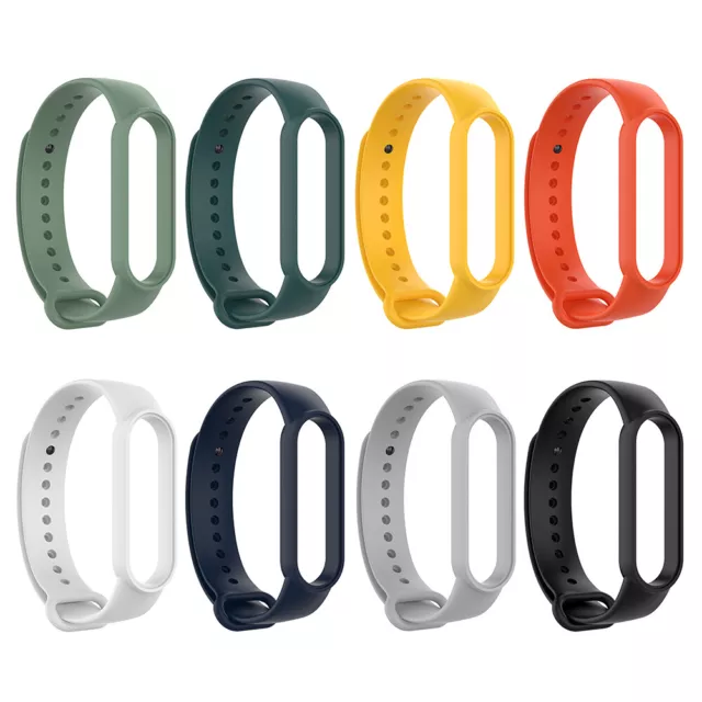 fr Silicone Smart Watch Strap Replacement Wrist Band Universal for Mi Band 6/6 N