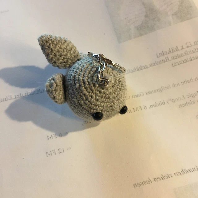 Wal 🐋 Schlüsselanhänger gehäkelt Handarbeit Handmade Amigurumi Taschenbaumler