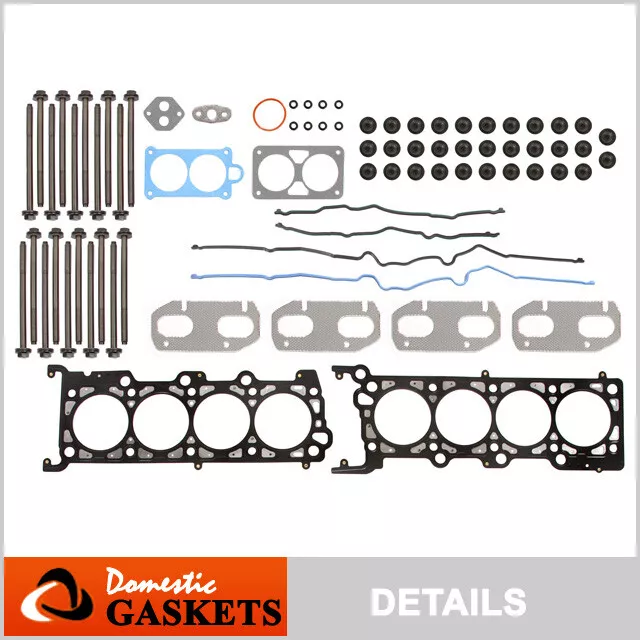 Fits 95-04 Lincoln Mercury Ford Mustang 4.6L DOHC INTECH Head Gasket Set Bolts