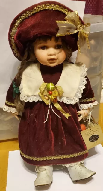 heritage signature collection porcelain doll Camille 12425 2