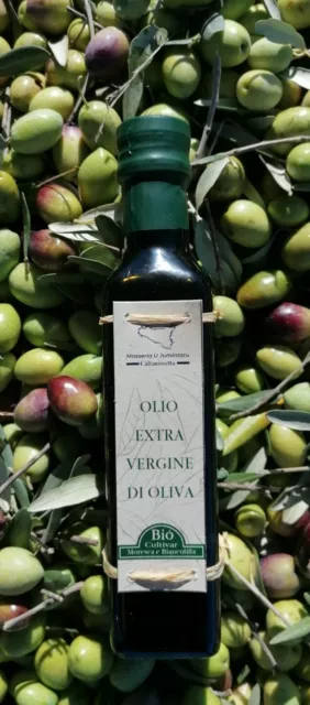 Olio extravergine di oliva  BIOLOGICO, selezione -Masseria u jumintaru-
