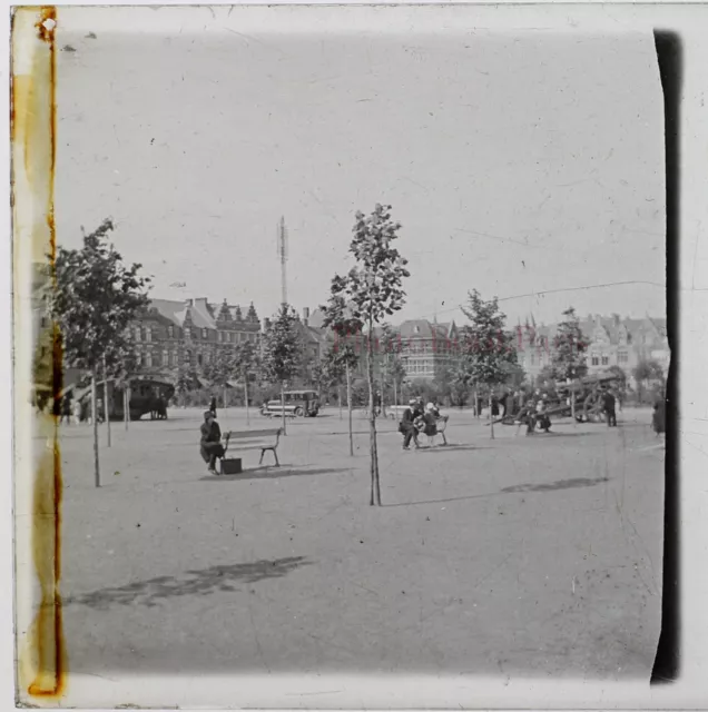 France Place Photo Stereo PL46Th1n9 Plaque de verre Vintage C1925