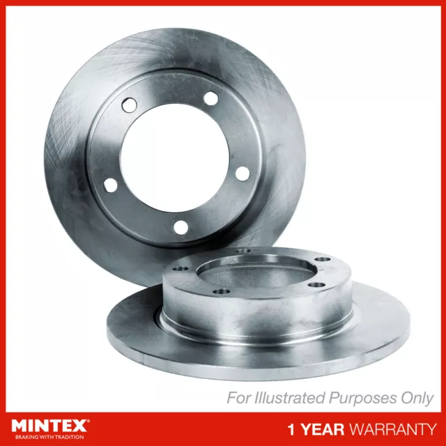 Mintex Rear Brake Discs Solid 324mm Pair - MDC1130