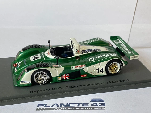 Modellino Auto Spark 1/43 Reynard 01Q Team Nasamax #14 Le Mans 2003