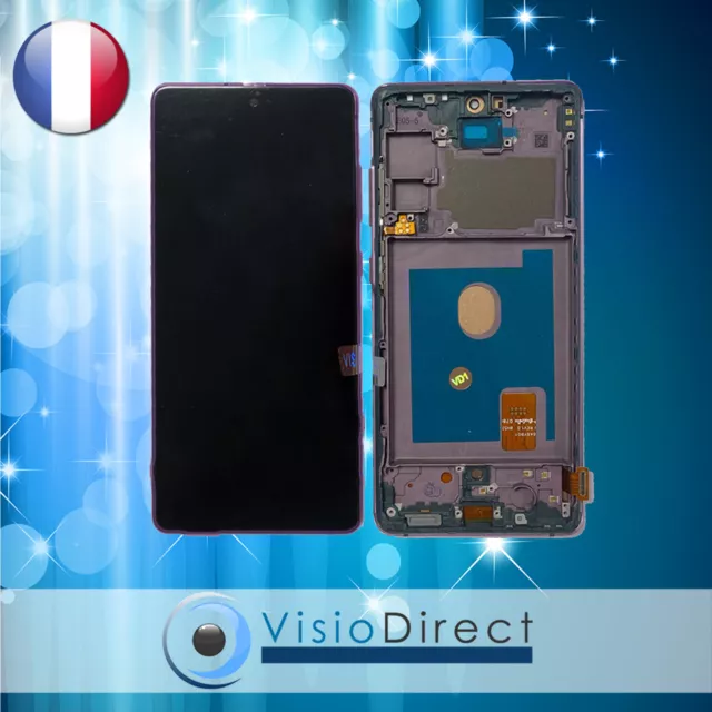 Vitre Tactile + Ecran LCD sur châssis pour Samsung Galaxy S20 FE SM-G780F Violet