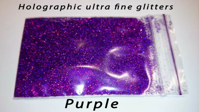 5g Violet Holographic Mirror Ultra Fine Nail Art Body Glitter