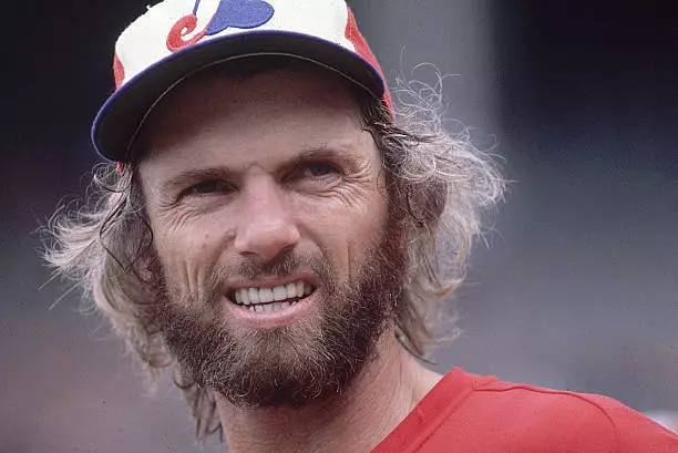 Baseball Closeup Portrait Of Montreal Expos Bill Lee 1980s Old Photo