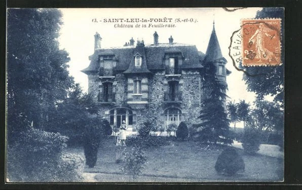 CPA Saint-Leu-Foret, Château de la Feuilleraie