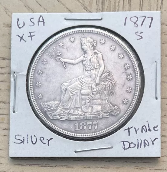 1877-S Trade Dollar Silver - XF