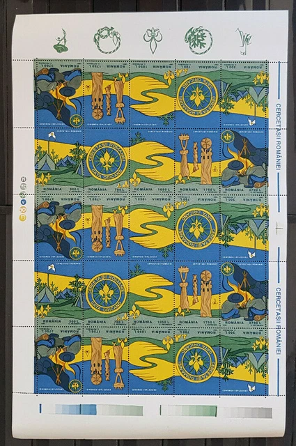 Rumänien 1997 Mi.Nr. 5281-5285 Bogen postfrisch +++RAR+++