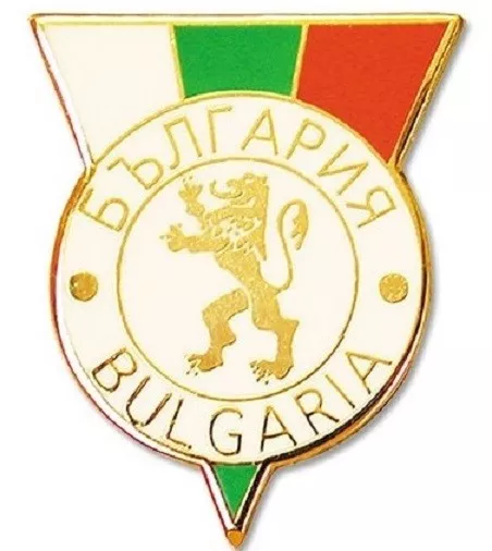 Bulgaria football crest enamel soccer pin badge
