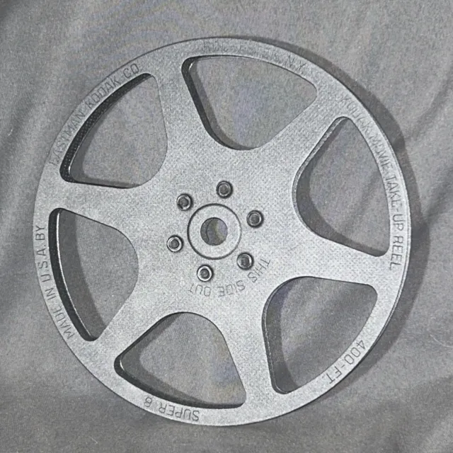 EASTMAN KODAK SUPER 8 / 8mm metal 7” 400' movie film takeup reel. $20.00 -  PicClick