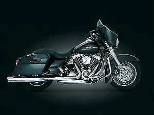 NEW Kuryakyn Crusher True Dual Head Pipes w/Heat Shields - 476 for Harley David