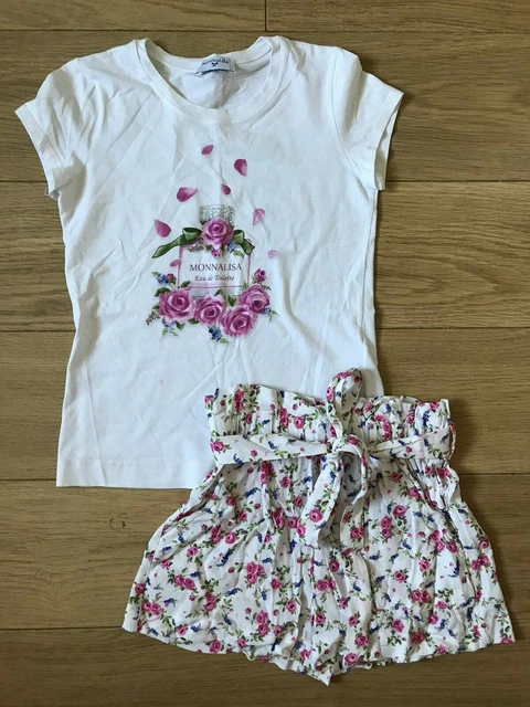 Abito/set originale Monnalisa da ragazza. Età 8 anni. Ottime condizioni.