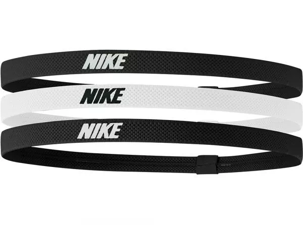 Nike Hairband Headband 3 Pack Sports Unisex Women Men New Black White Black