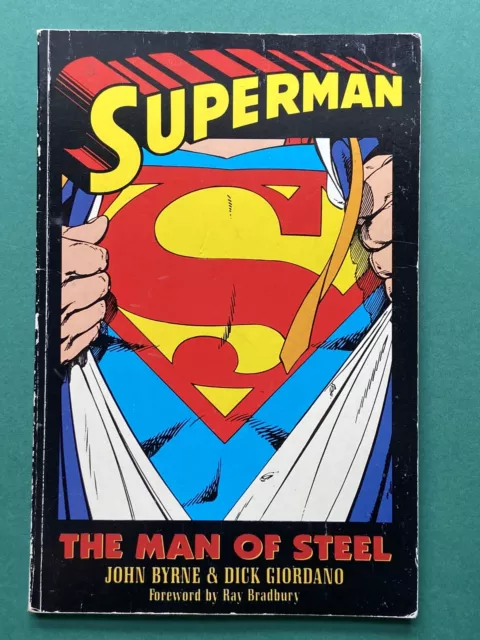 SUPERMAN The Man of Steel TPB VG/FN (DC 1994) First Edition Byrne Giordano