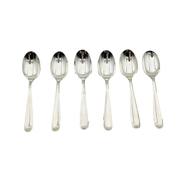 CHRISTOFLE Métal Argenté 6 Cuillères À Melon Ou Huîtres. Modèle Dax - Lot 2