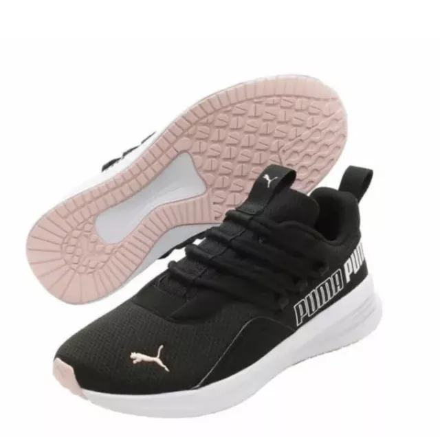 PUMA Ladies' Star Vital Refresh Sneaker Black/White Size 8 M US NWOB