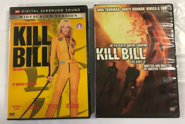 Kill Bill Legends Of The Fall DVD Vol 1 And 2  Uma Thurman Daryl Hannah /R 1
