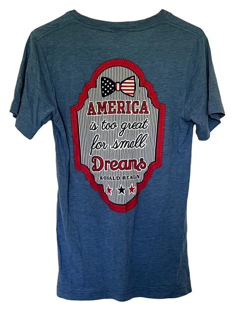 Jadelynn Brooke “America Is Too Great For Small Dreams” Ronald Reagan T-Shirt S