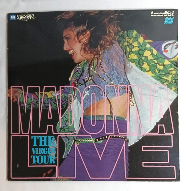 Madonna The Virgin Tour LaserDisc 1985 Madonna The Virgin Tour LaserDisc 1985