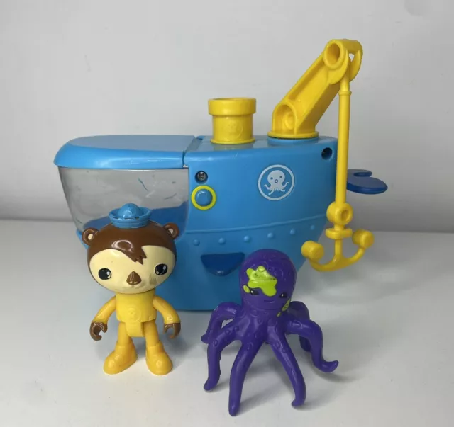 Octonauts Gup C with Shellington Figure and Purple Octopus