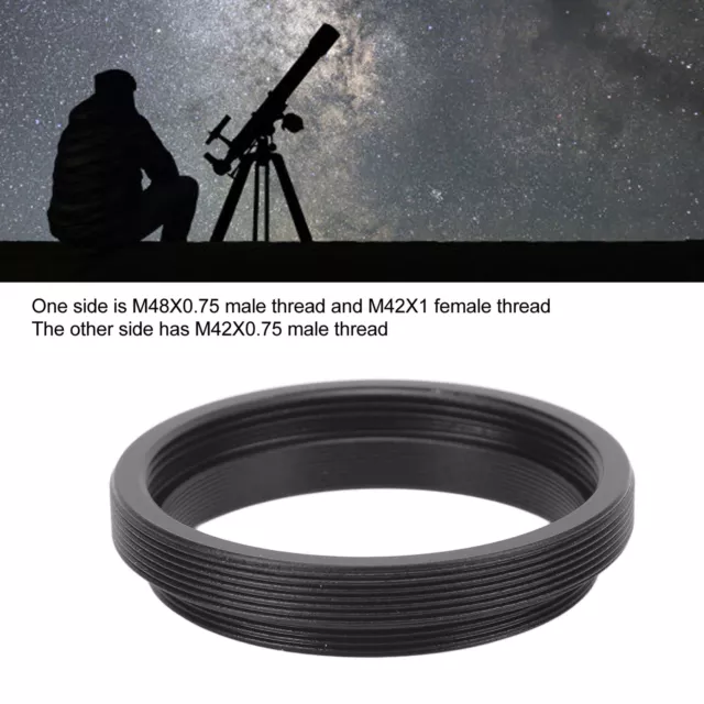 Telescope Adapter Ring T2 Male Thread To M48X0.75mm M42X1mm Female Thread As MAI