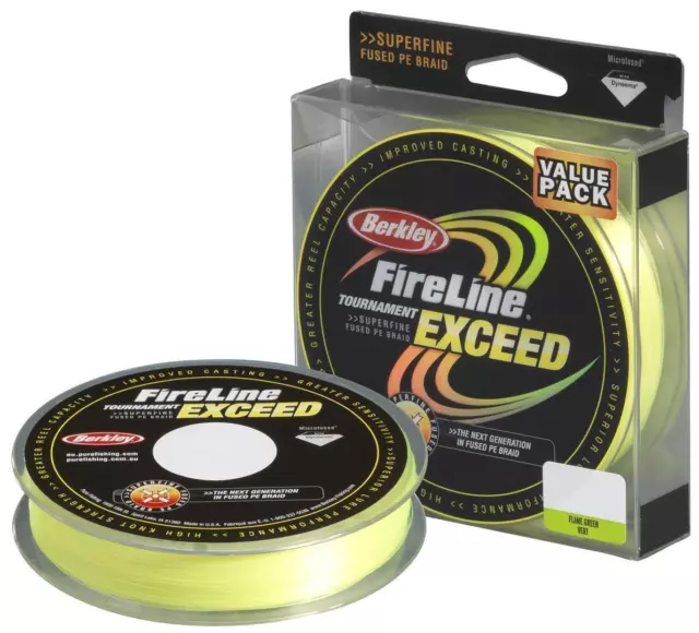 Berkley Fireline Exceed 0,10mm 5,9kg 270m Flame Green Neuheit