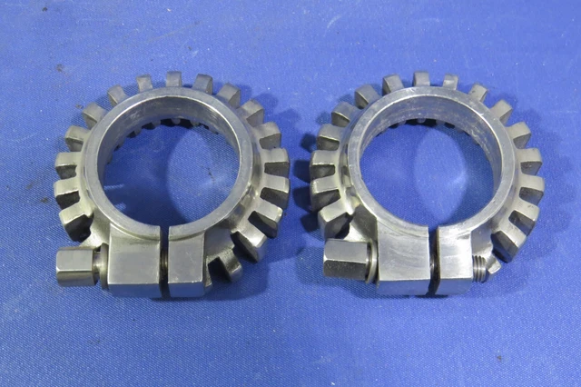 TRIUMPH T100 5TA 3Ta , T100 Pre Unit Alloy Head Exhaust Clamps 70-4947 ...
