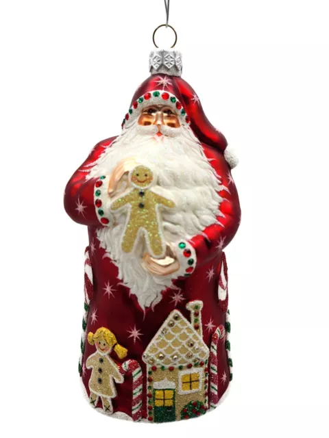 Patricia Breen Torun Santa Claus Red Gingerbread Village Christmas Tree Ornament Patricia Breen Torun Santa Claus Red Gingerbread Village Christmas Tree Ornament