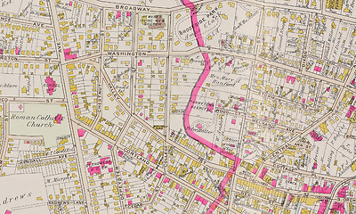 1911 North Tarrytown Westchester County Ny Spruce St  To  Benedict Av Atlas Map 2