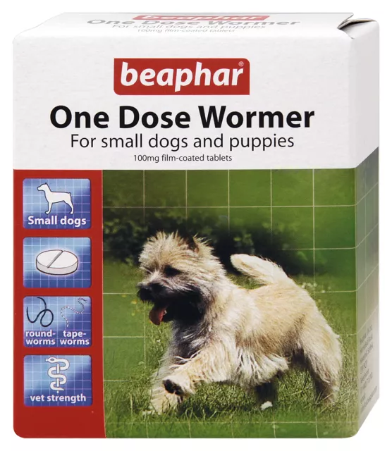 Beaphar Una Dose Wormer Per Piccoli Cani 3 Pillole