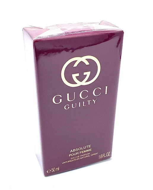 GUCCI GUILTY ABSOLUTE Pour Femme 50 ml EDP Eau de Parfum Edp Vapo