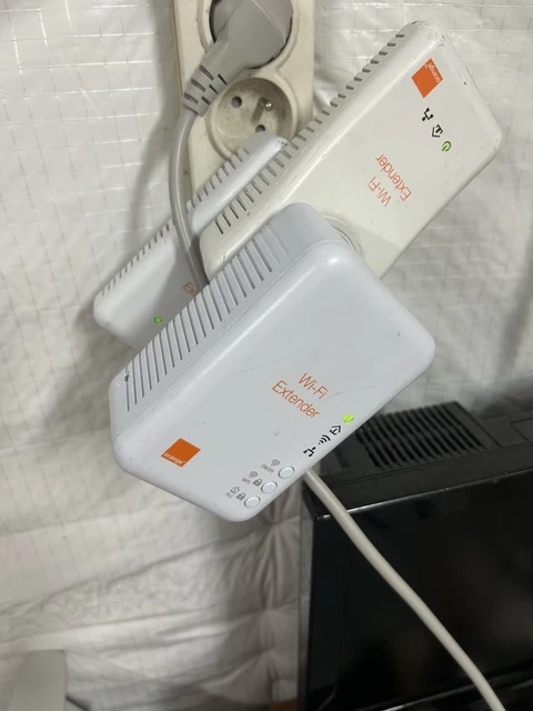 KIT CPL Wifi Extender Orange 500 Mo/s