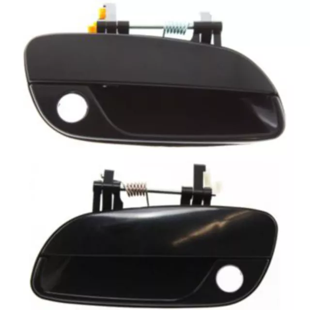 Exterior Door Handle For 2001-2006 Hyundai Elantra Set of 2 Front Primed Plastic