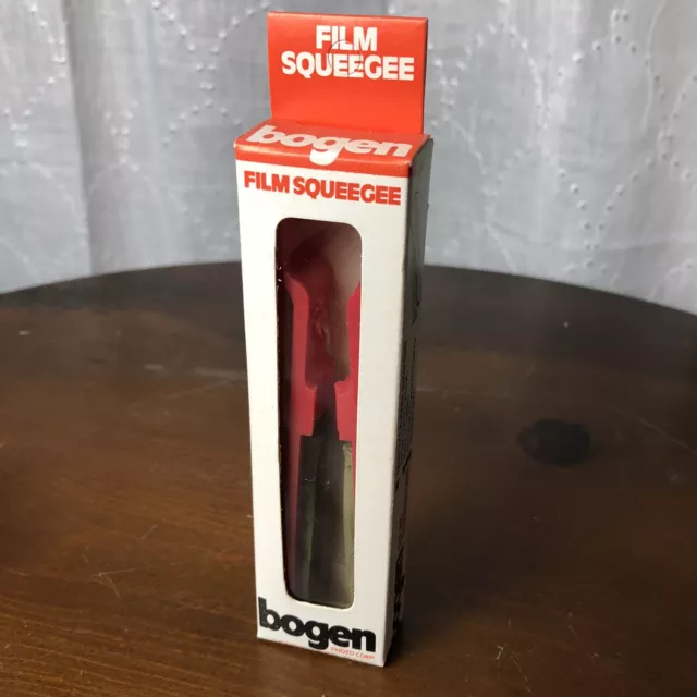 Empuñadura de escobilla vintage estampada/película Bogen Manfrotto nuevo de nuevo colección nunca abierta