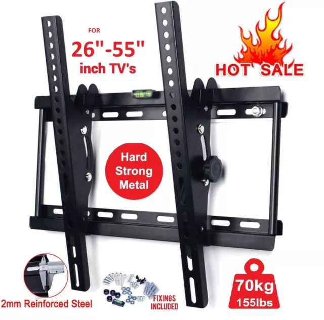 Tv Wall Bracket Mount Tilt Lcd Led Plasma 26 30 32 40 42 50 55 Inch For Lg Sony