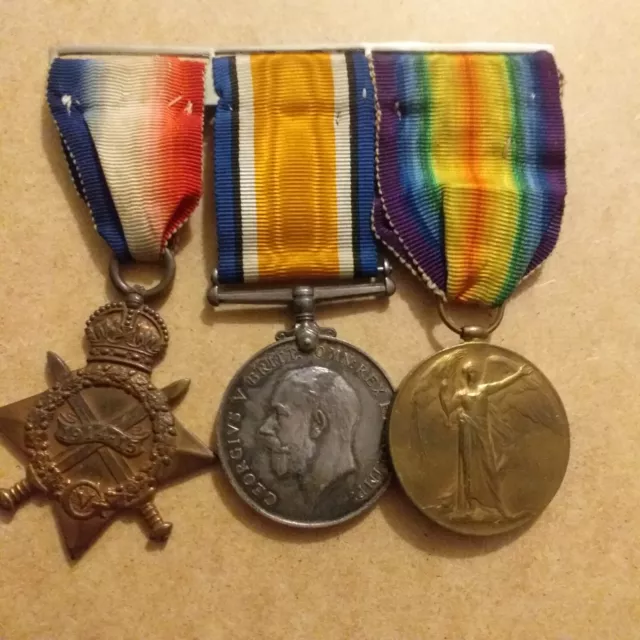 Ww1  British Trio Medals