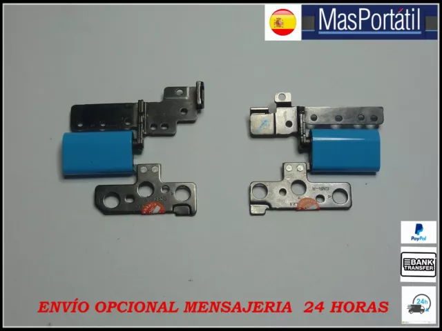 Juego Bisagras/ Hinge Set Hp Pavilion X360 11-Ab Series Azul/Blue